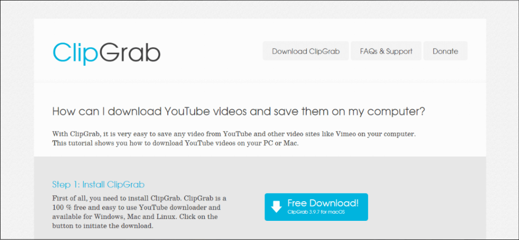 Clipgrab - 30 Best YouTube to MP3 converters