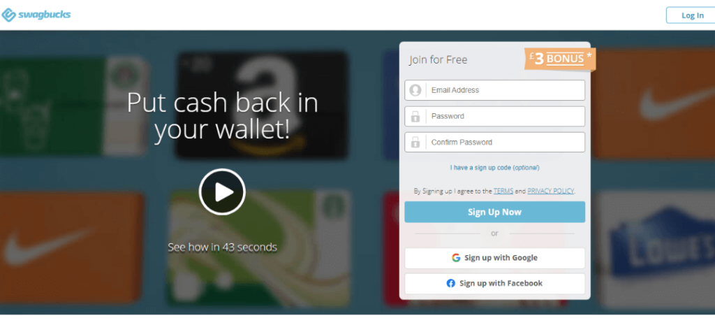 Swagbucks cashback extension app