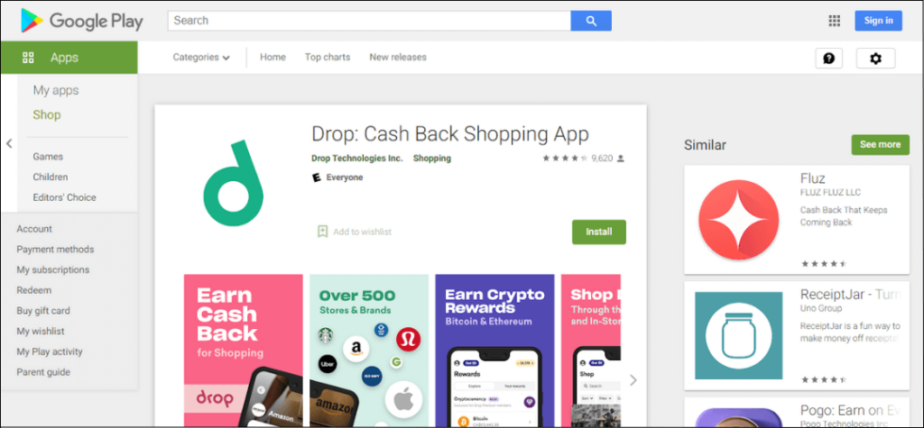 Drop cashback extension app - Top cashback extension apps