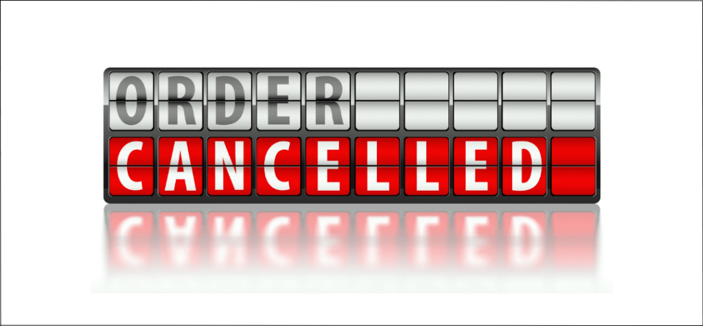 eBay orders Cancellation