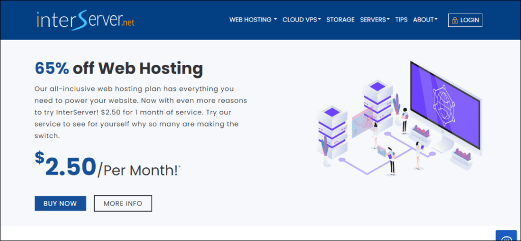 InterServer web hosting