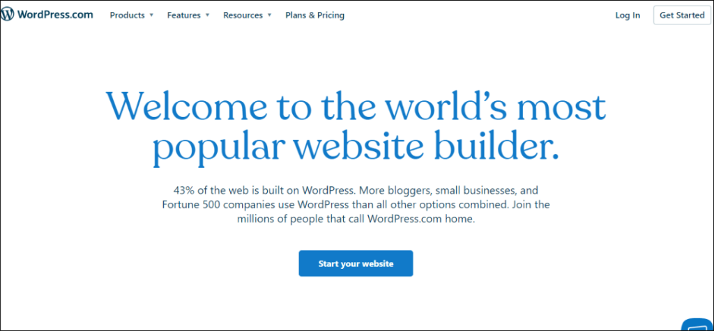 Wordpress web hosting