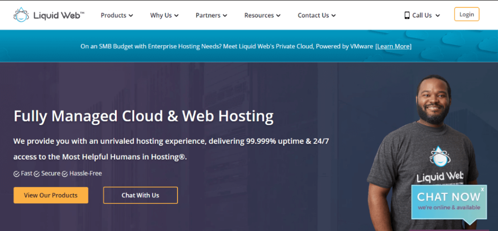 Liquid Web web hosting