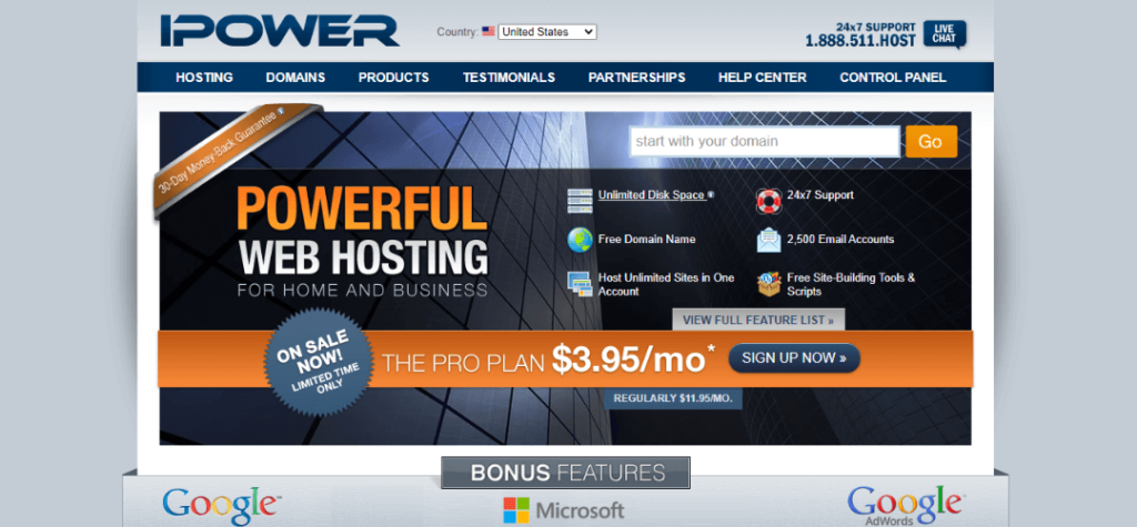iPower Hosting web hosting