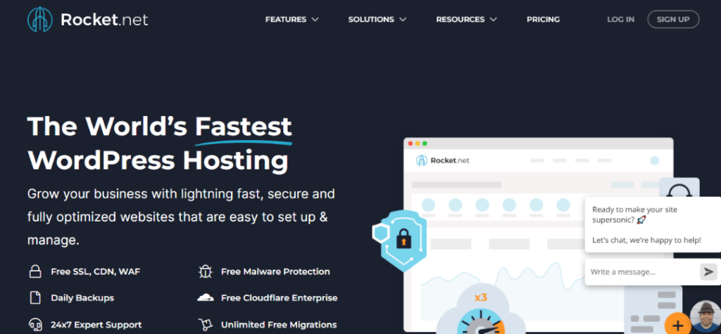 Rocket.net web hosting