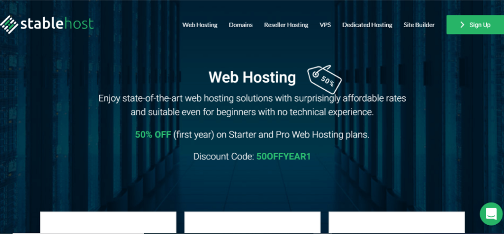 Stablehost web hosting