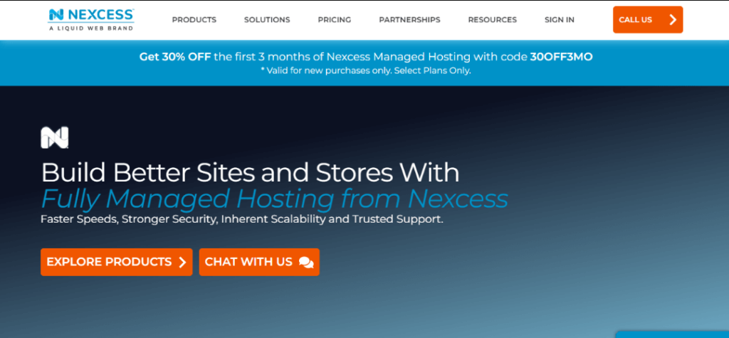 Nexcess web hosting