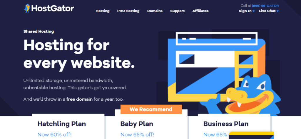 HosGator - Top wordpress hosting solutions 