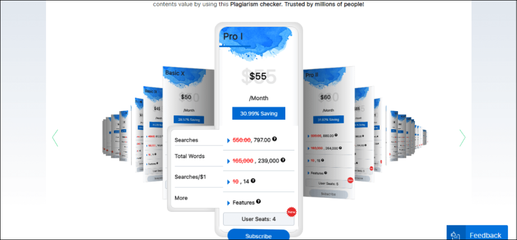 Dupplichecker Pricing Plan