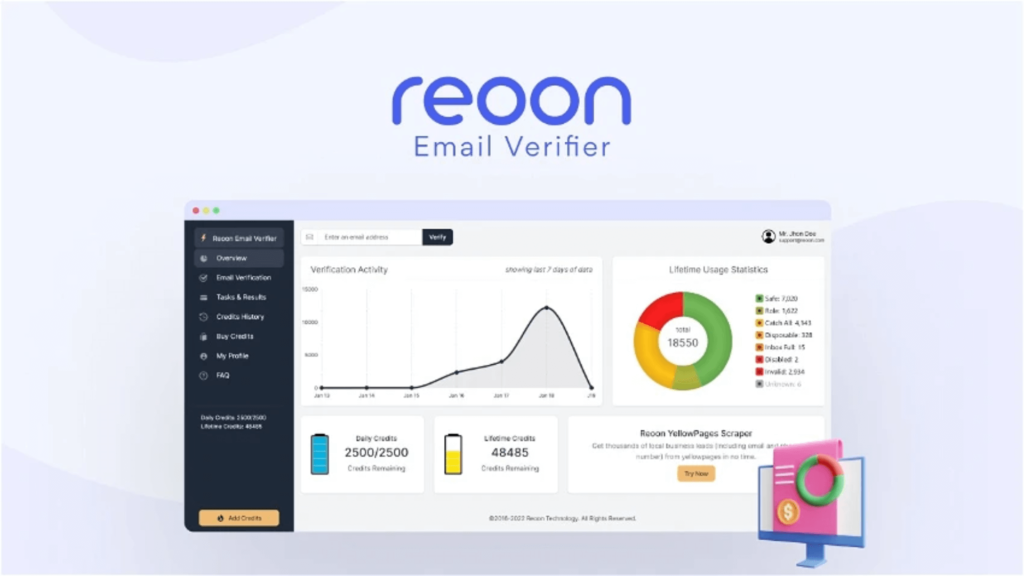 Reoon Email Verifier Appsumo lifetime deal