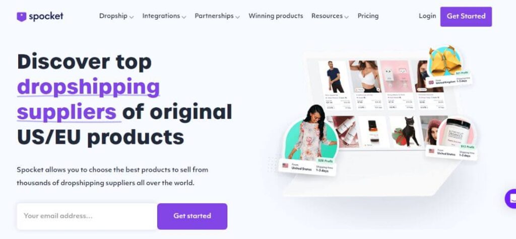 Spocket - Dropshipping apps