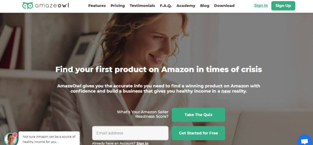 AmazeOwl Amazon product research tool