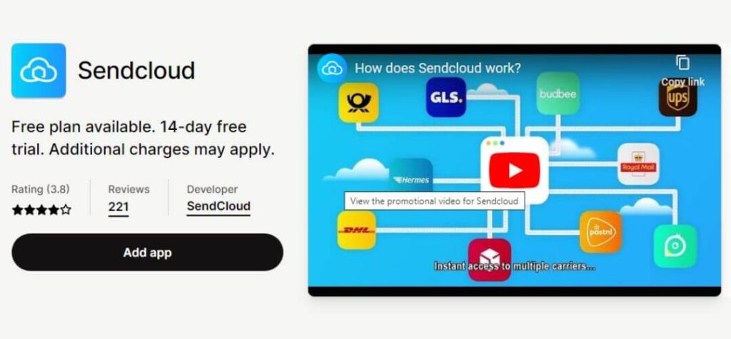 Sendcloud - Best Shopify apps to grow your ecommerce