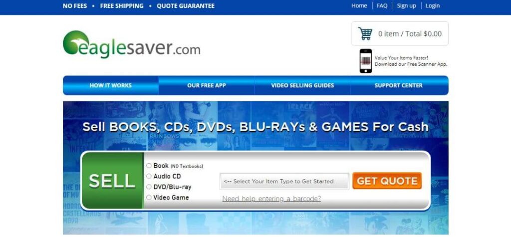 Eagle saver - Sell used dvds