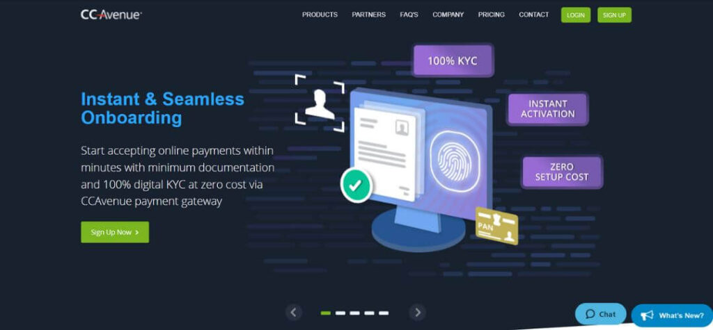 CCAvenue: instant and seamless onboarding