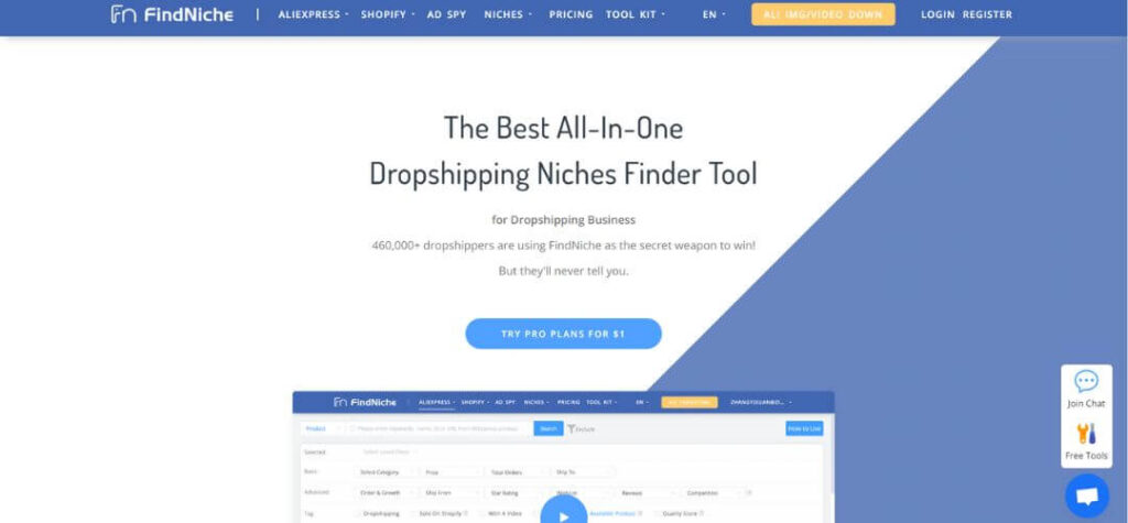 FindNiche: Top 13 Best Dropshipping Product Research Tools 