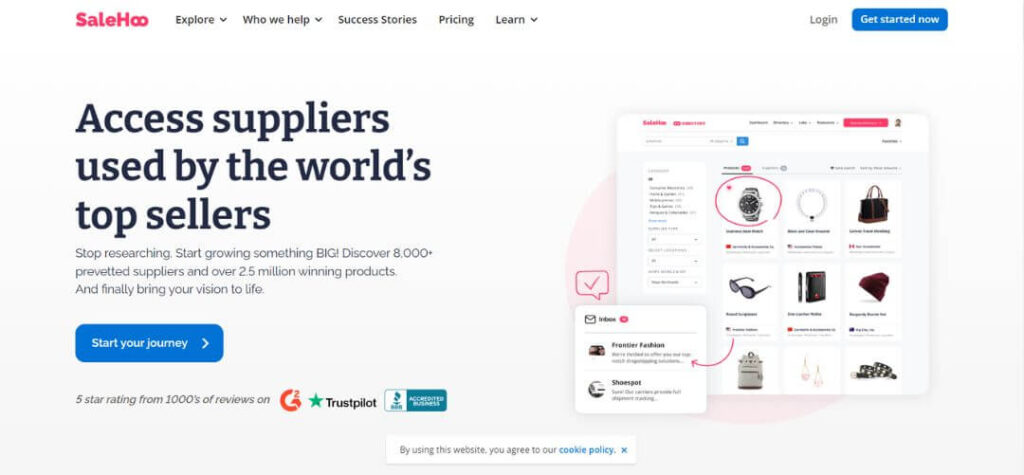 Salehoo: Empowering Entrepreneurs with Product Sourcing Solutions